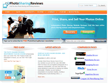 Tablet Screenshot of photosharingreviews.com